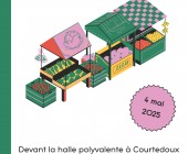 Marché des producteurs et artisans locaux le 4 mai 2025 affichemarche-004